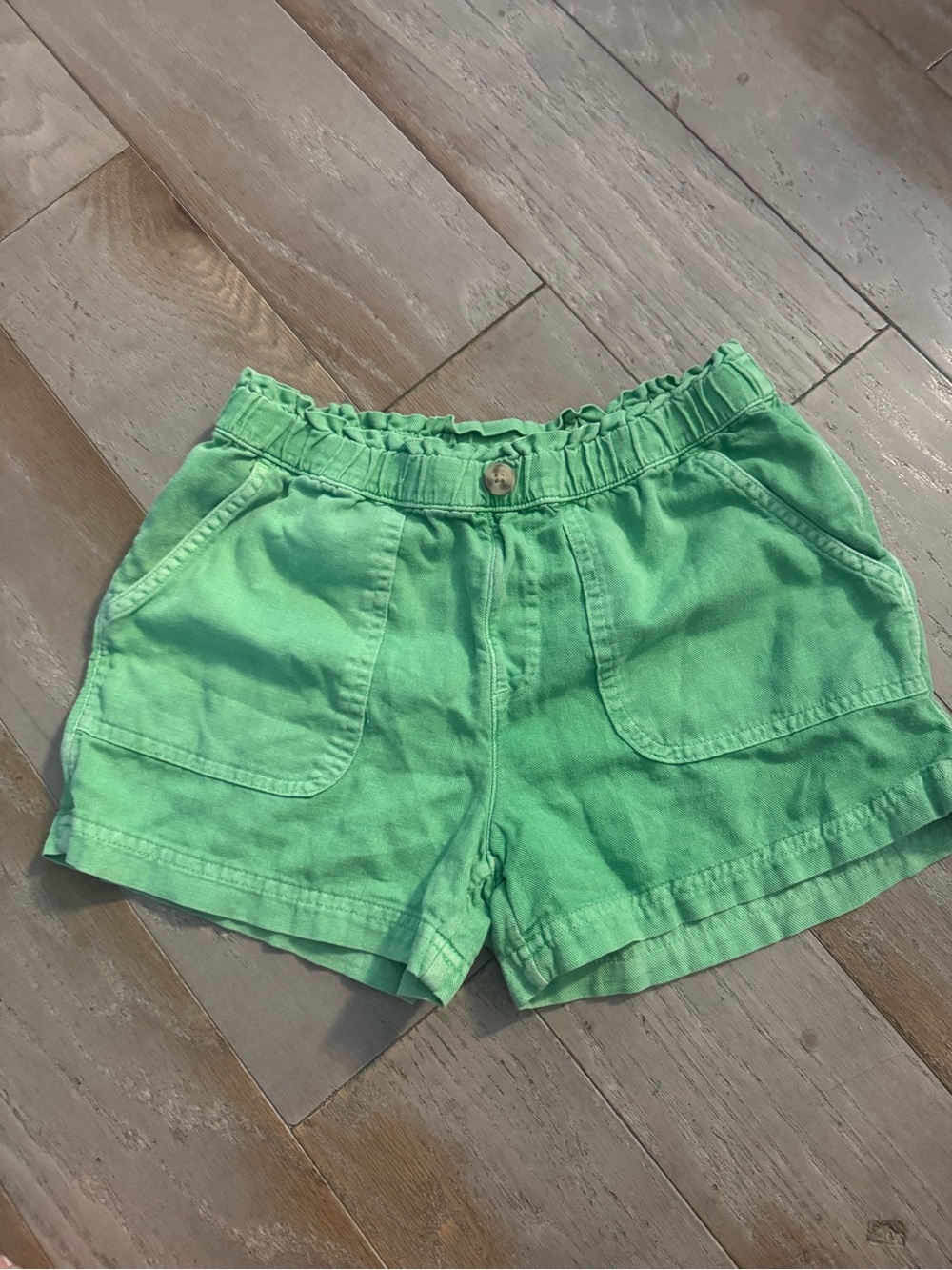 Cat & Jack Green Elastic-Waist Shorts